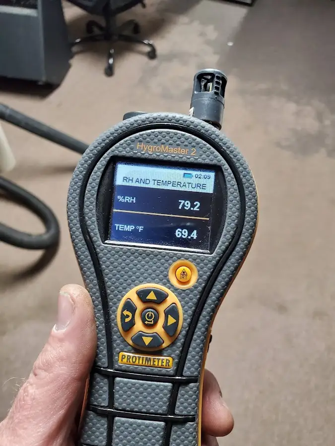 Moisture meter humidity assessment for Fire & Smoke Damage Restoration in Buffalo